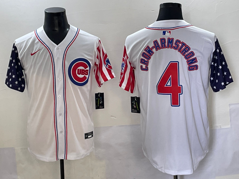 Men's Chicago Cubs Pete Crow-Armstrong #4 White Alternate Limited Jersey